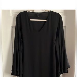 Alfani bell sleeve V neck blouse